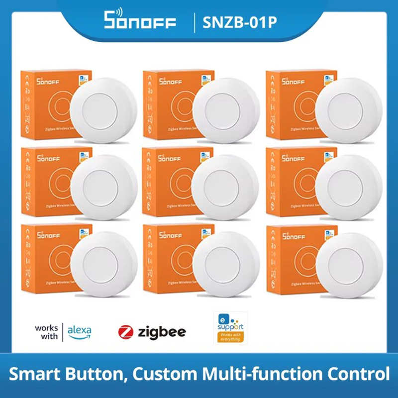 Sonoff - SONOFF Zigbee SNZB-01P ワイヤレススイッチボタン スマートホームコントロールシーンスイッチ APP