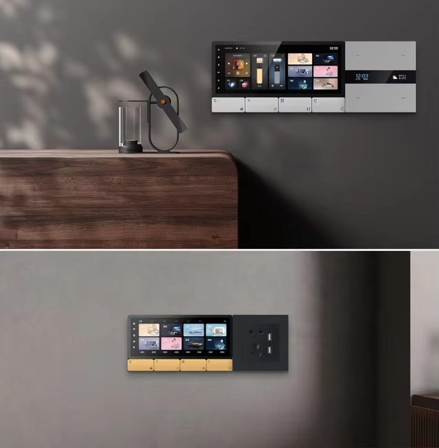 Tuya Smart - F5 Tuya UKタッチスクリーン音楽プレーヤーホストスマートホームウォールアンプセントラルコントロールパネルIPSディスプレイAndroidシステムWiFi