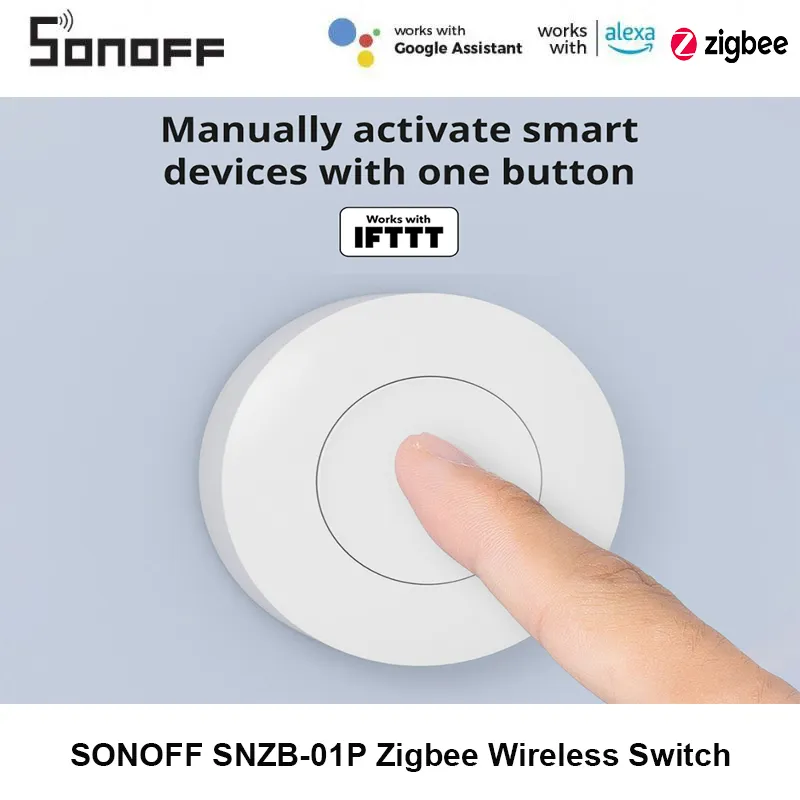 Sonoff - SONOFF Zigbee 3.0 SNZB-01P ワイヤレススイッチ カスタムボタンアクション
