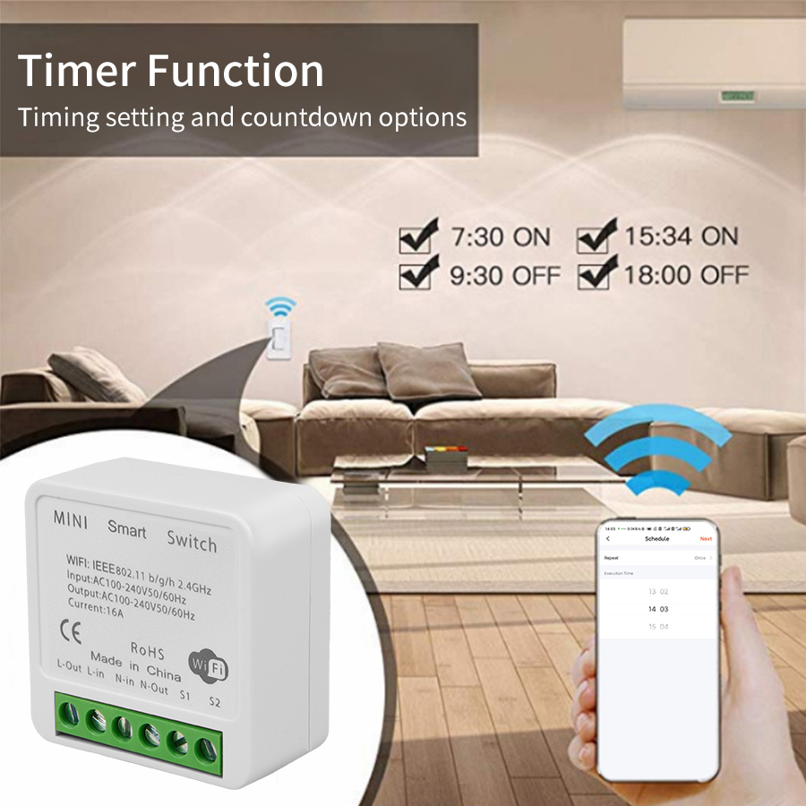 16A 20A Tuya WiFi スマートスイッチ 2 ウ - Tuya 4 Channel のレビューと価格