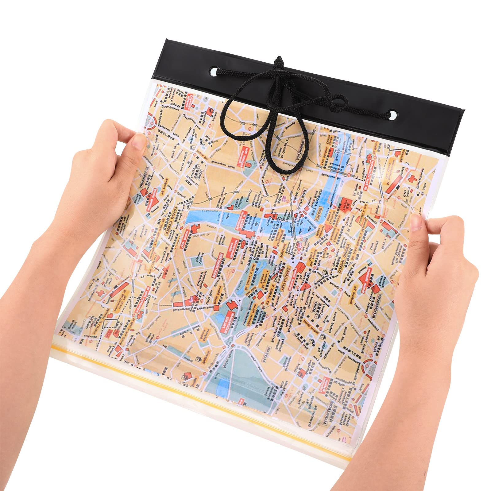 防水折りたたみ式地図収納ケース透明ドキュメントドライバッグト - Tasmota のレビューと価格