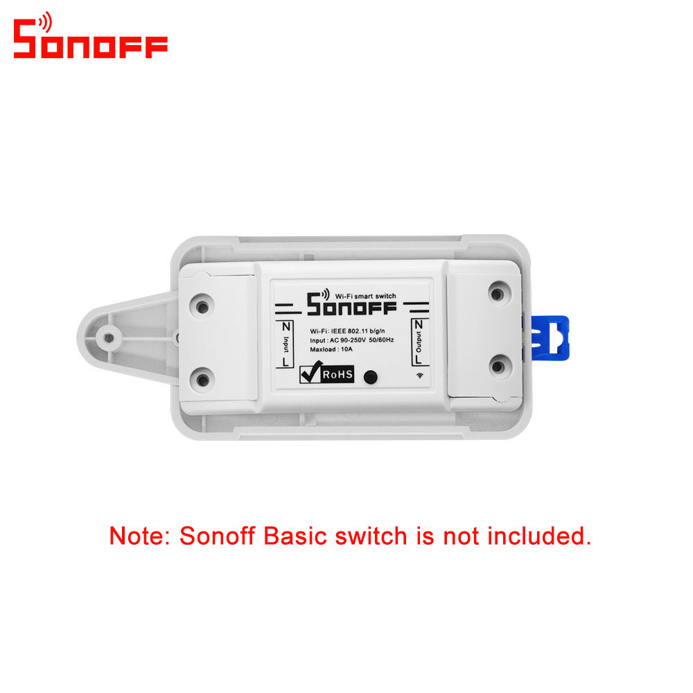 Itead sonoff-取り付けられた調整可能なトレイホル - Sonoff Basic のレビューと価格