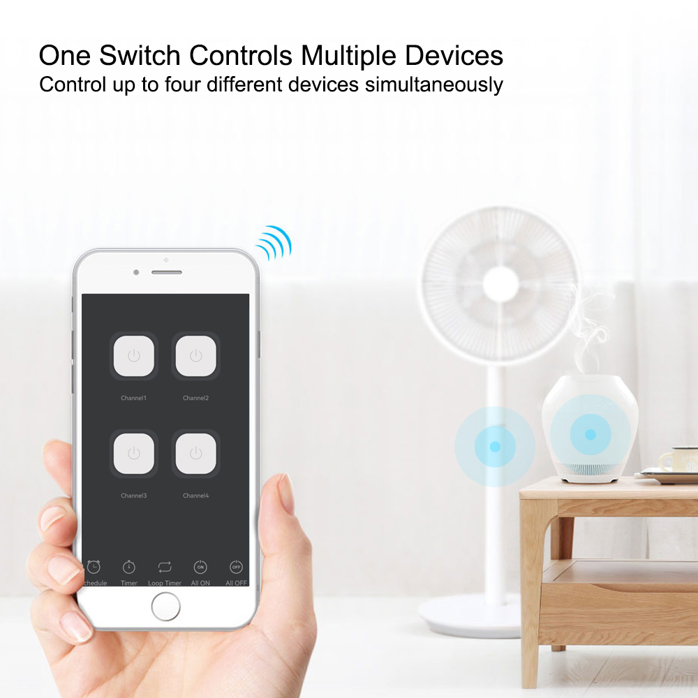 スマートTuyaスイッチ4CHリレーモジュールホームオートメ - Tuya 4 Channel のレビューと価格