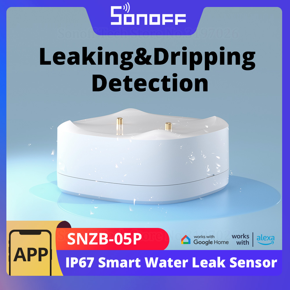 SONOFF SNZB-05P Zigbee スマート水漏れ - Sonoff Basic のレビューと価格