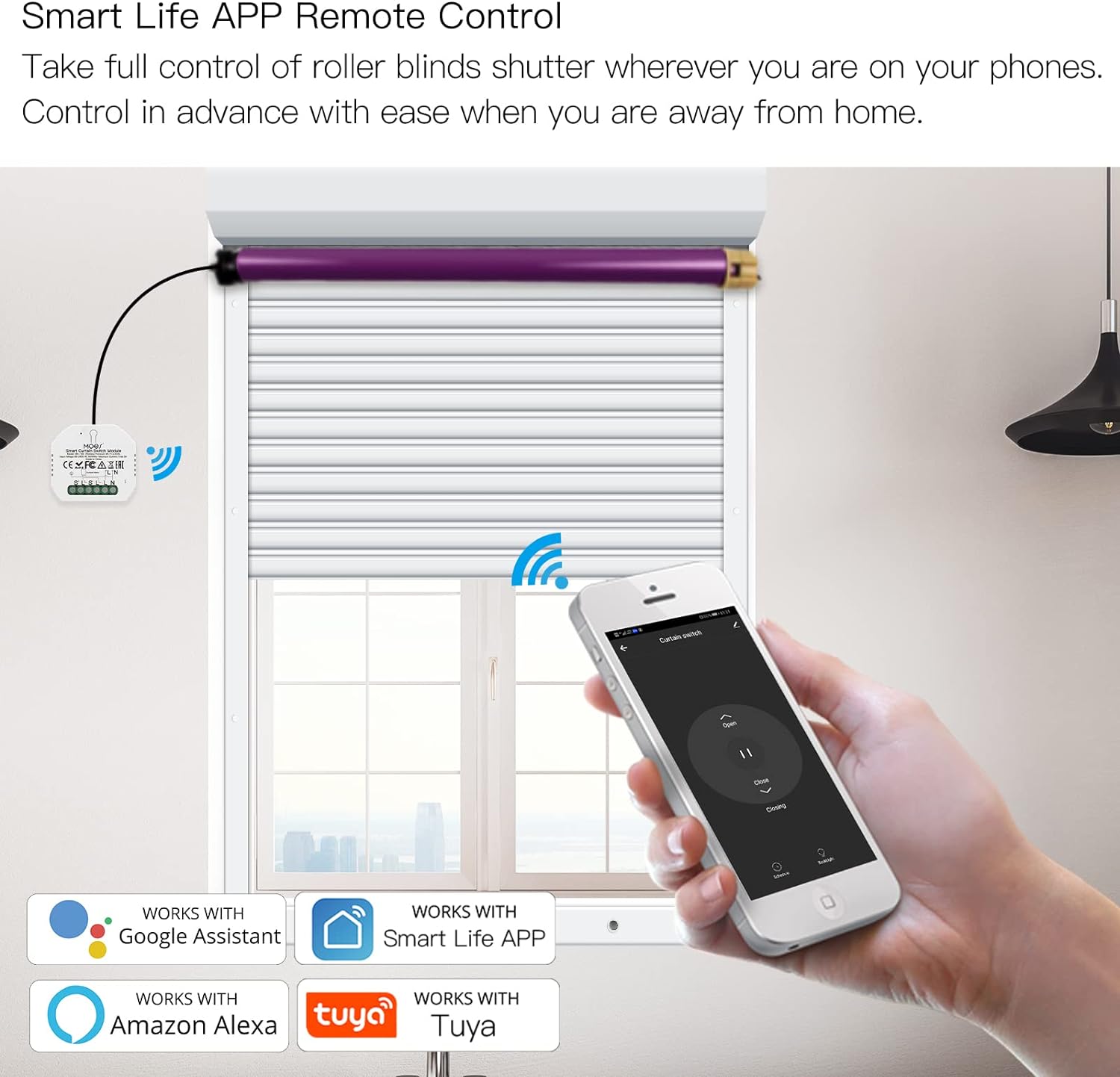 Tuya WiFi Zigbee3.0 スマート カーテン  - Tuya 4 Channel のレビューと価格