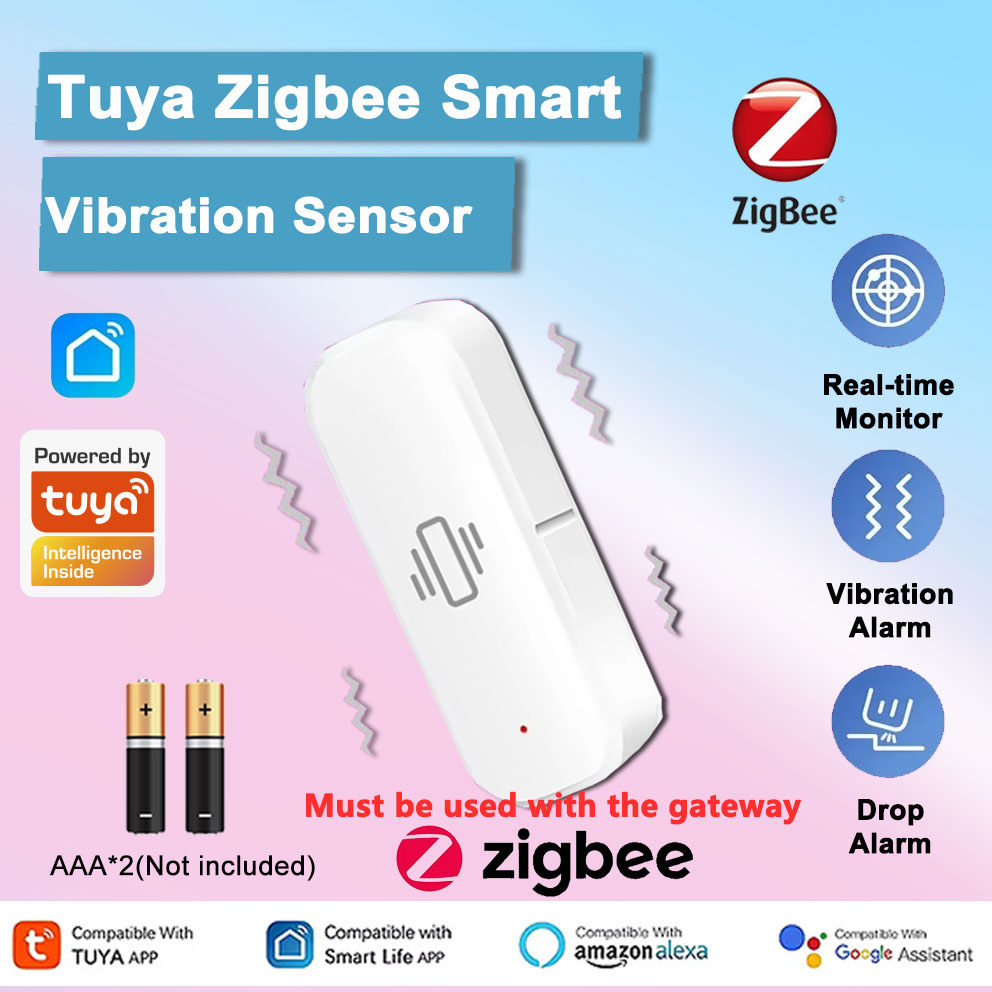 Tuya Zigbee スマート振動センサー 検出衝撃アラー - Home Assistant Tuya のレビューと価格