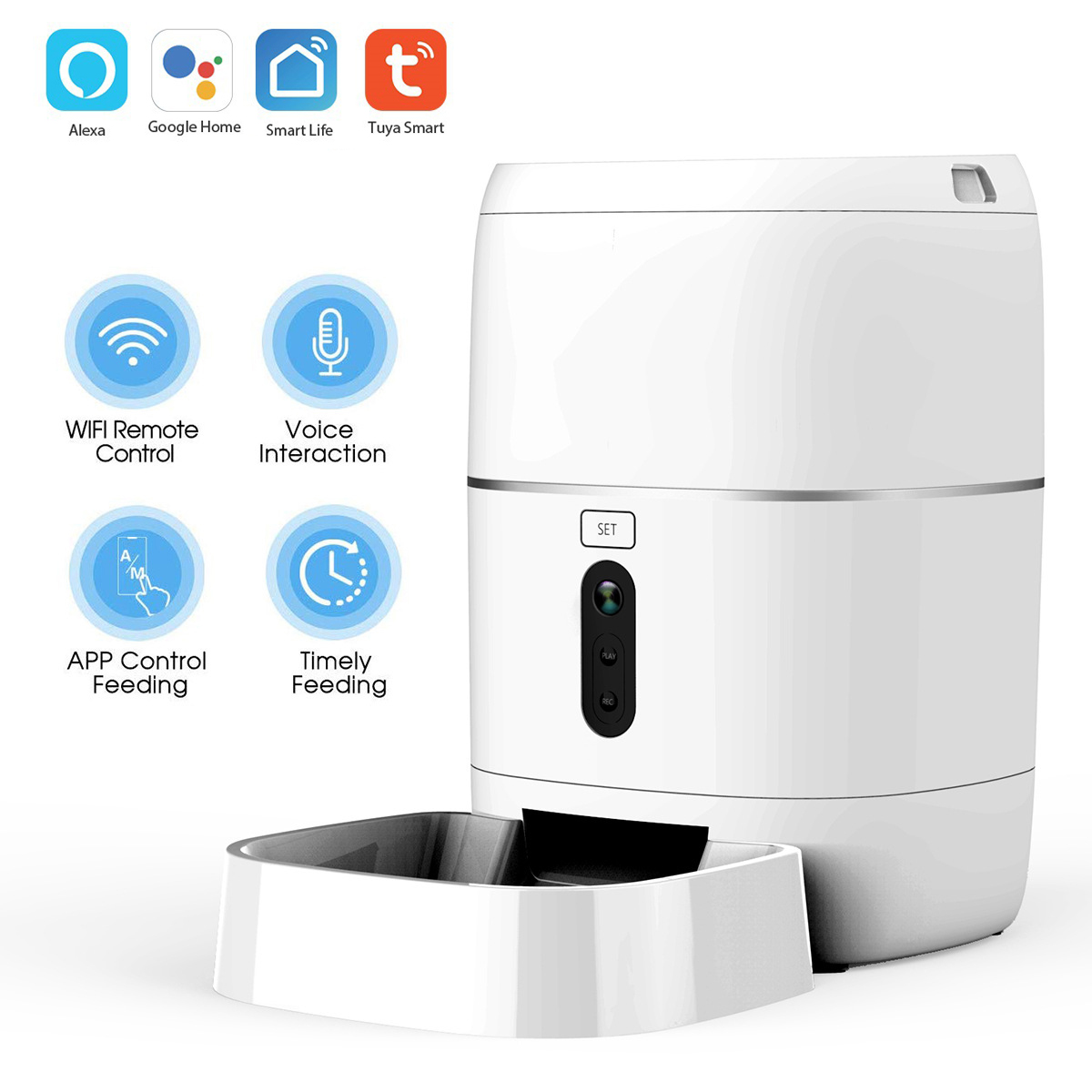RSH 1080Pカメラ搭載TuyaスマートWiFi自動ペッ - Tuya Smart のレビューと価格