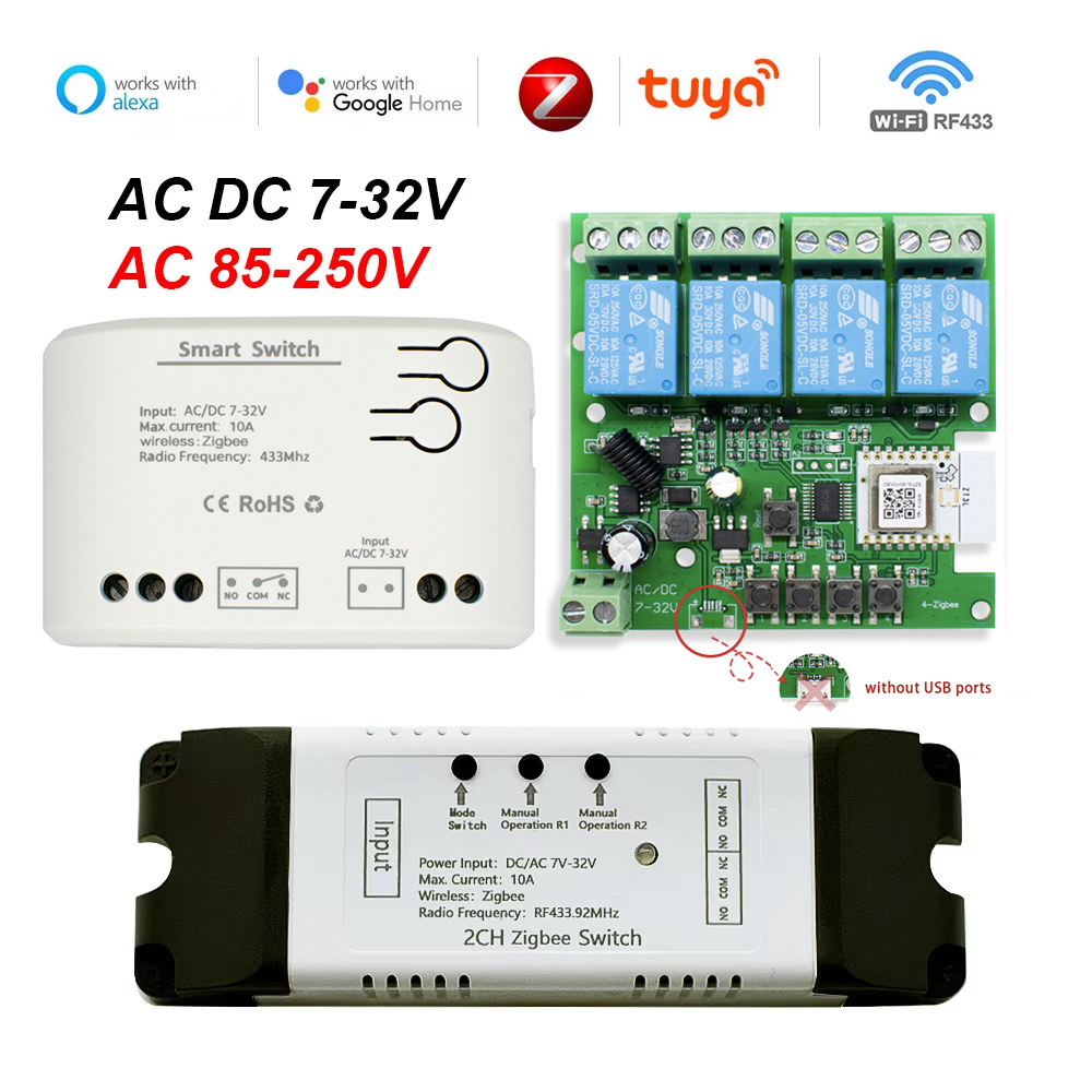 Tuya-リモートコントロール付きインテリジェントウォールス - Tuya 4 Channel のレビューと価格