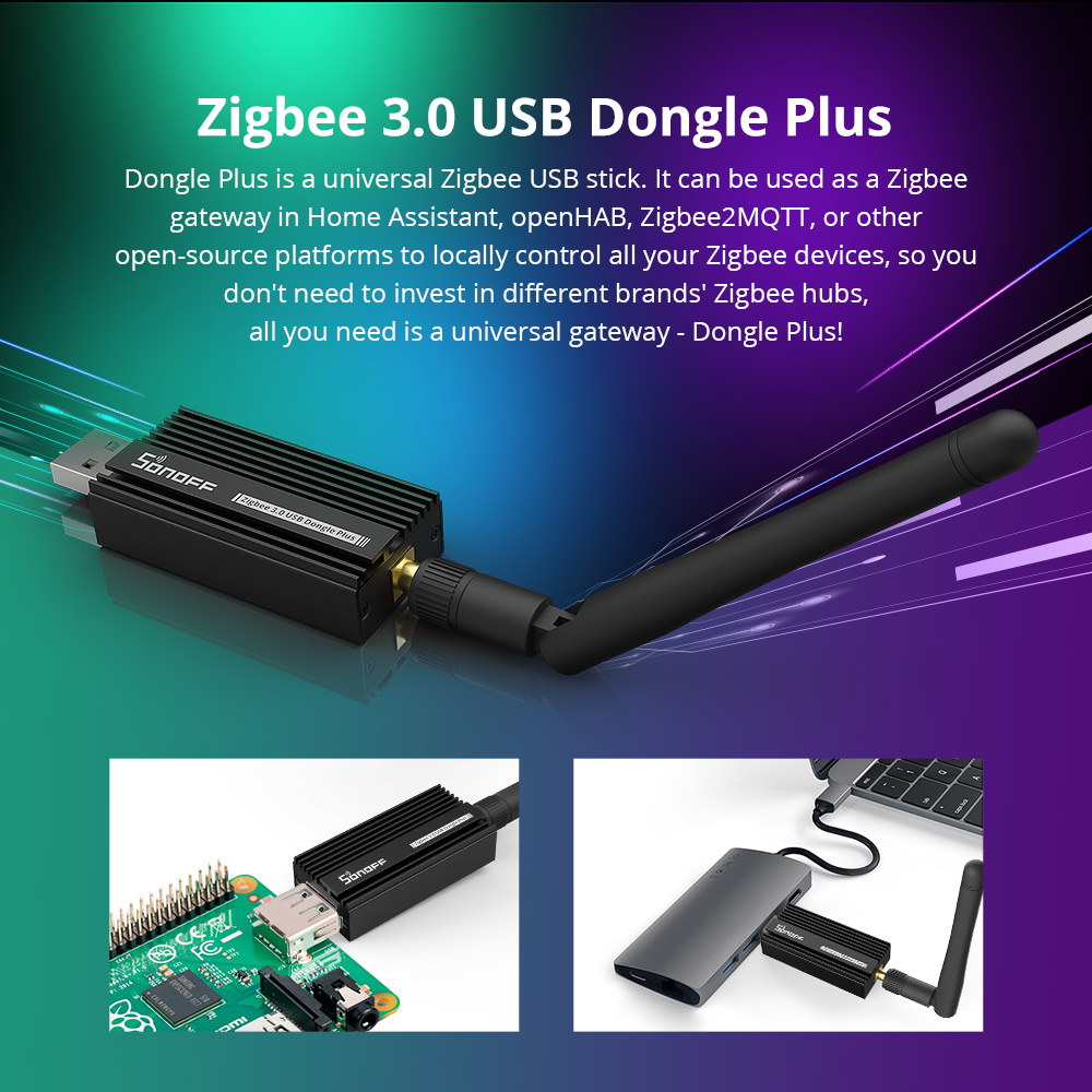 SONOFF Zigbee 3.0 USBドングルプラス Z - Sonoff のレビューと価格