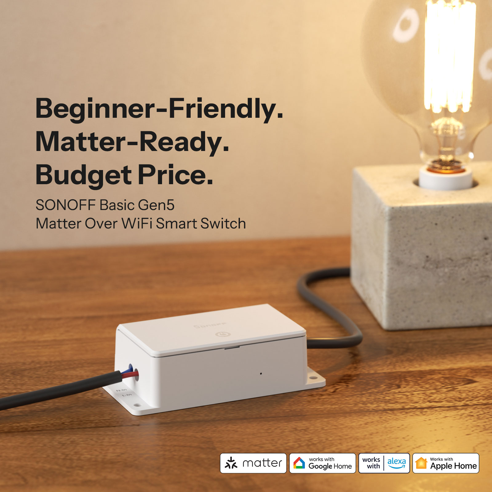 SONOFF BASIC-1GS Gen5 Matter W - Sonoff Basic のレビューと価格