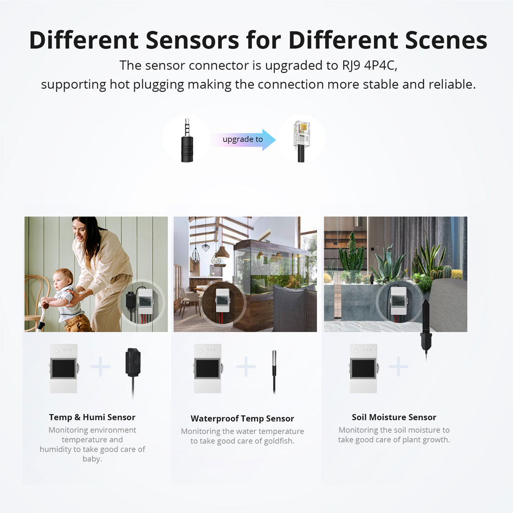 Sensoff-接続された温度および湿度センサー,LCDディ - Sonoff Basic のレビューと価格
