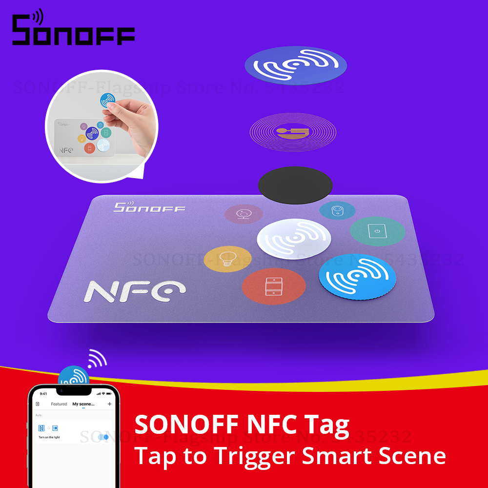 SONOFF NFCタグ Ntag215 ステッカー 13. - Sonoff のレビューと価格
