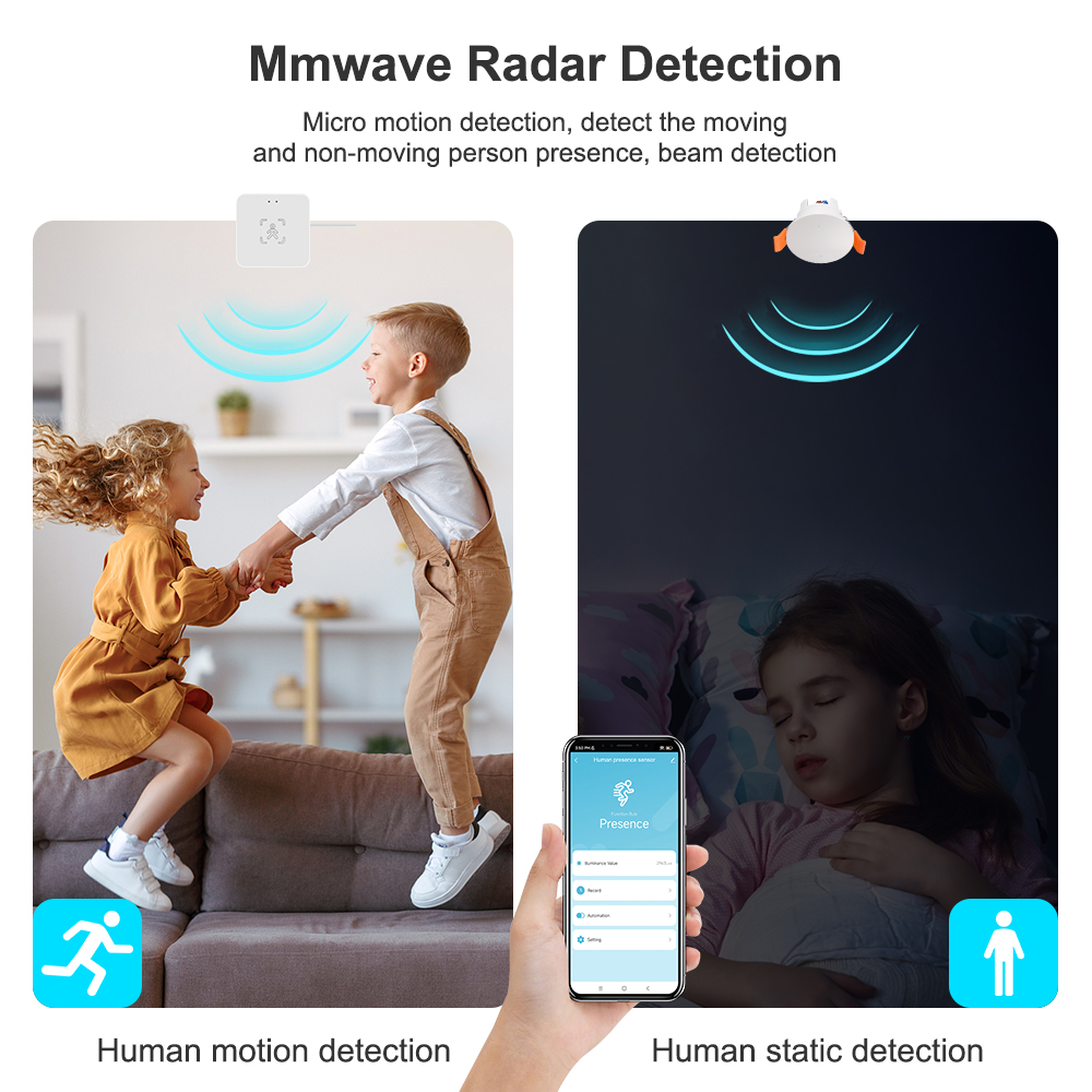 Zigbee-モーションセンサー,人間の存在レーダー,天井マ - Tasmota のレビューと価格