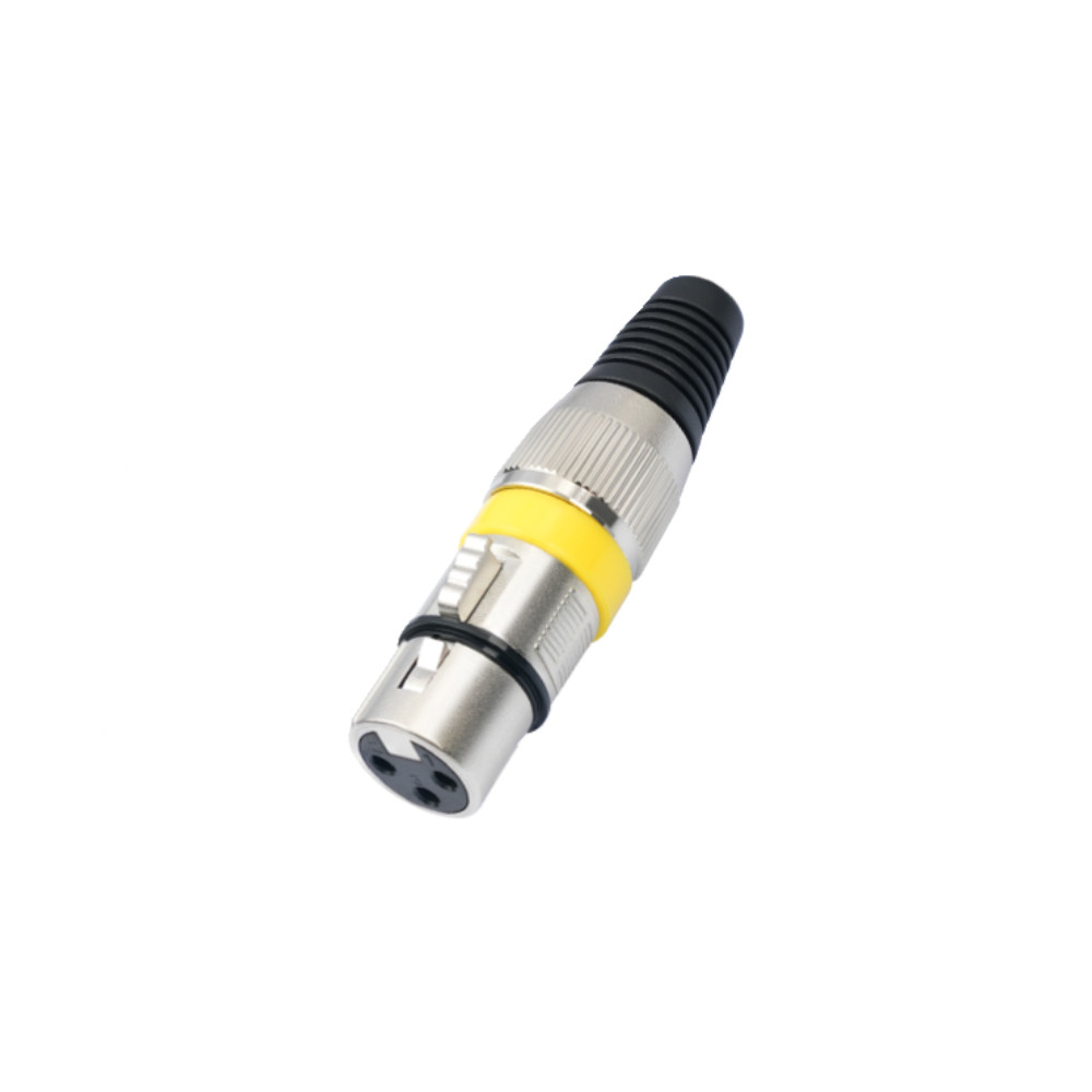 3ピンXLRコネクタ亜鉛合金シェルカラーサークル大型3芯バラ - Shelly Plug のレビューと価格