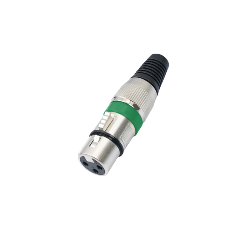 3ピンXLRコネクタ亜鉛合金シェルカラーサークル大型3芯バラ - Shelly Plug のレビューと価格