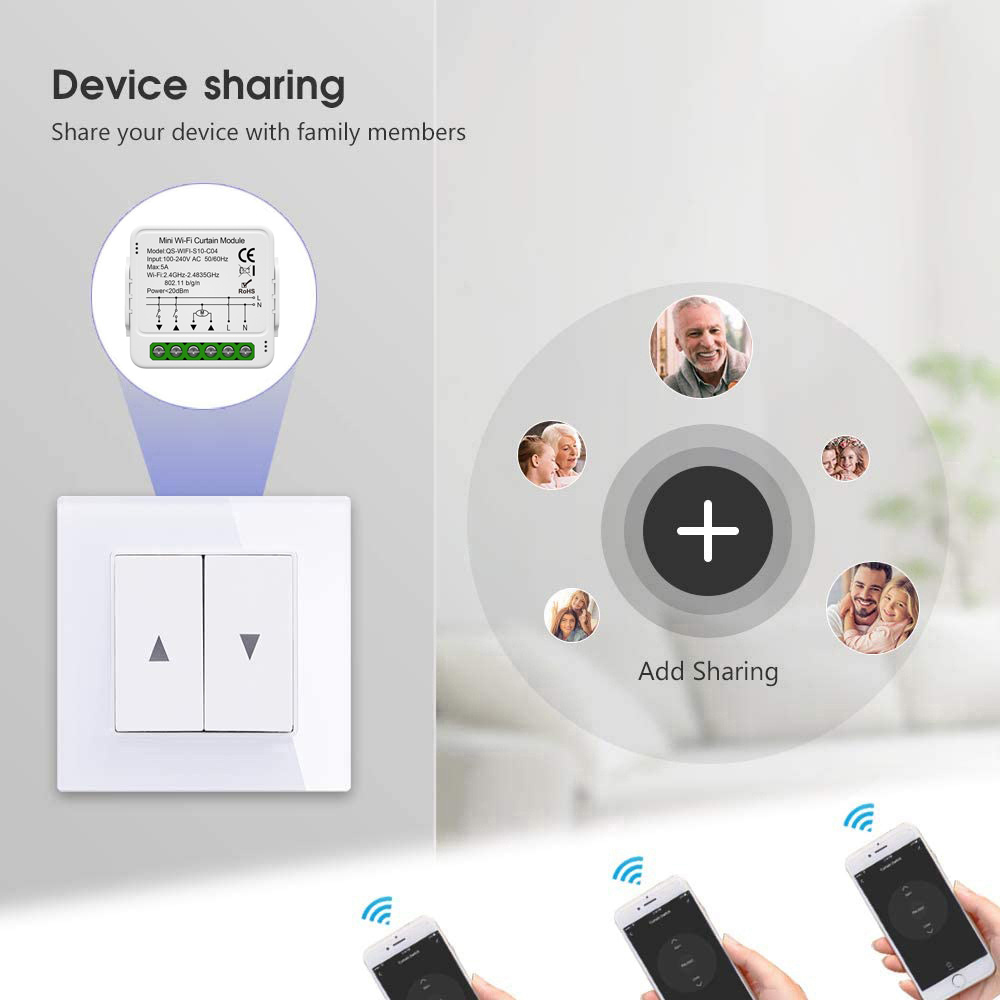 Tuya WiFi Zigbee スマート カーテン スイッ - Tuya 4 Channel のレビューと価格